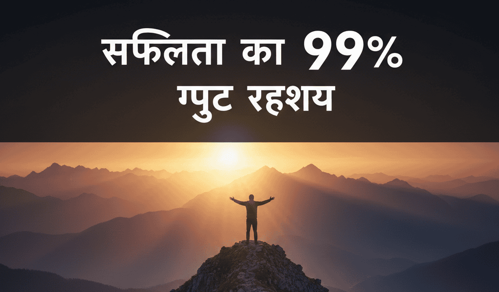 सफलता का रहस्य (2026): सफल होने के 3 गुप्त तरीके जो कोई नहीं बताता”